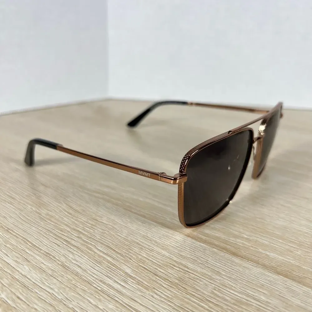 MVMT Navigator 002 Sunglasses Copper 57-14-140 Excellent Cond!